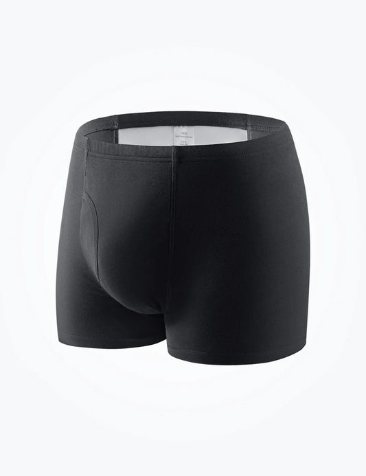 Sérényl — washable absorbent boxer briefs for men, flat layout