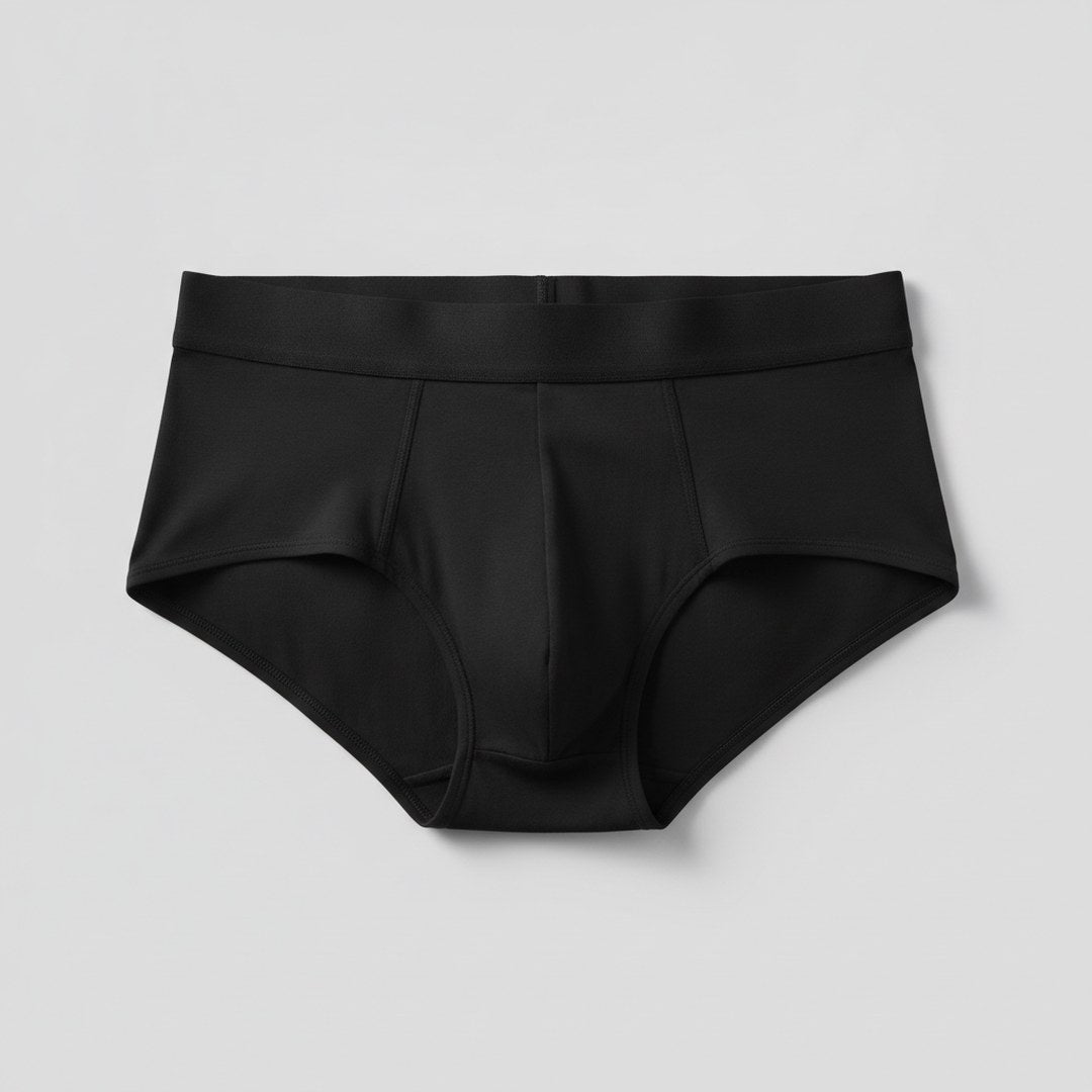 Sérényl — slip absorbant homme noir, lavable et réutilisable